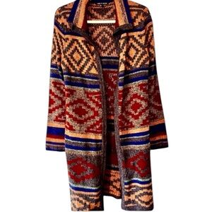 NWOT Cable & Gauge Multicolor Knit Cardigan Eclectic